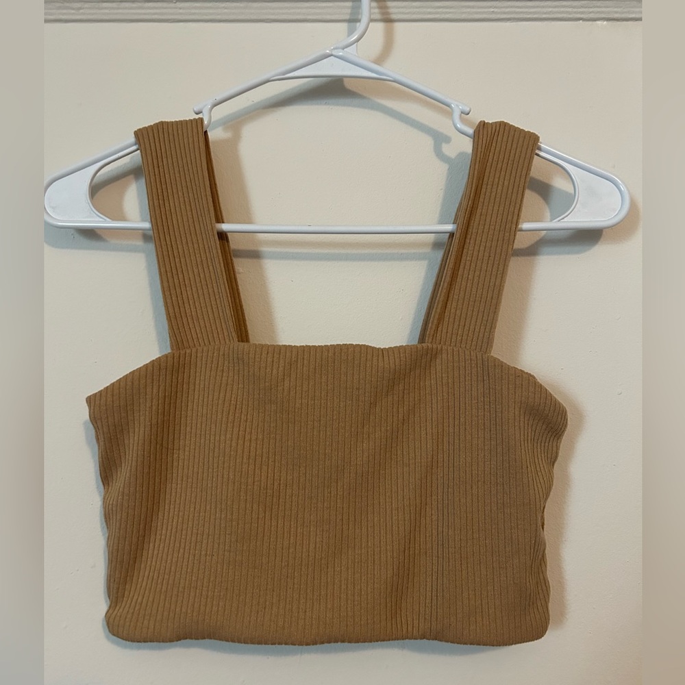 Caramel S crop top